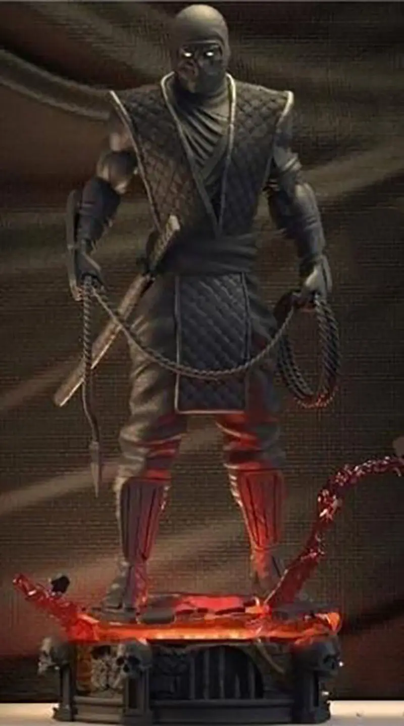 Scorpion Mortal Kombat 3D Print Model STL FIles