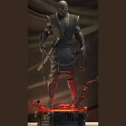 File STL del modello di stampa 3D di Scorpion Mortal Kombat
