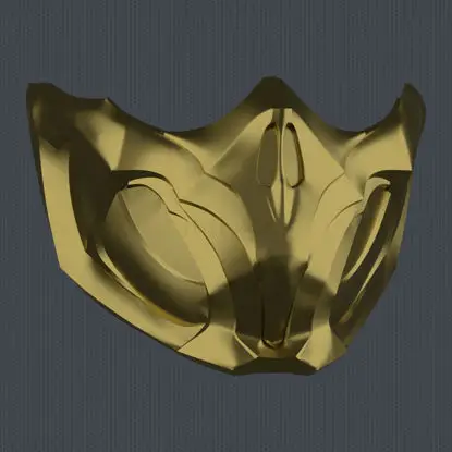 Maschera indossabile Scorpion MK11 (Mortal Kombat) - Modello di stampa 3D in formato STL