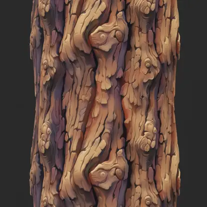 Seamless Tree Bark Texture