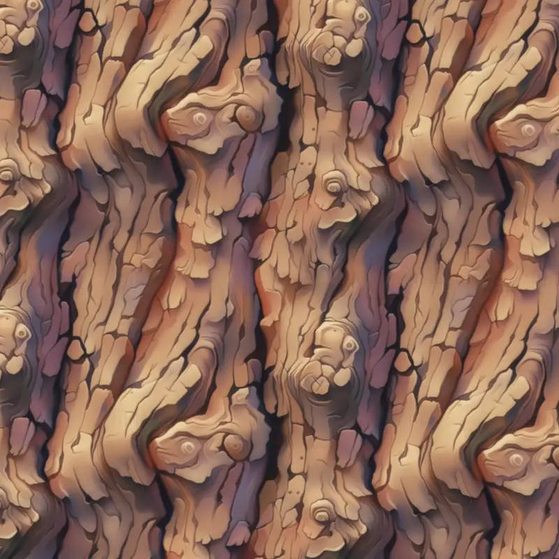 Seamless Tree Bark Texture