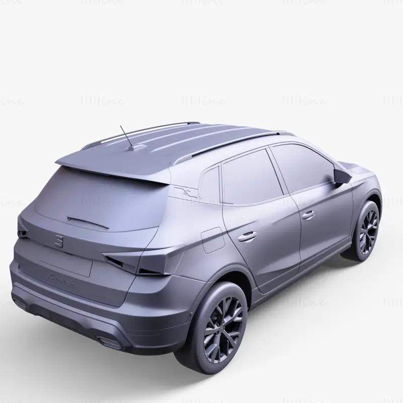 سيات أرونا 2022 نموذج سيارة ثلاثي الأبعاد