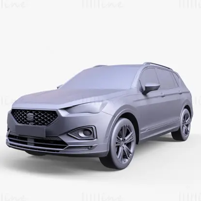 Seat Tarraco 2019 Car 3Dモデル