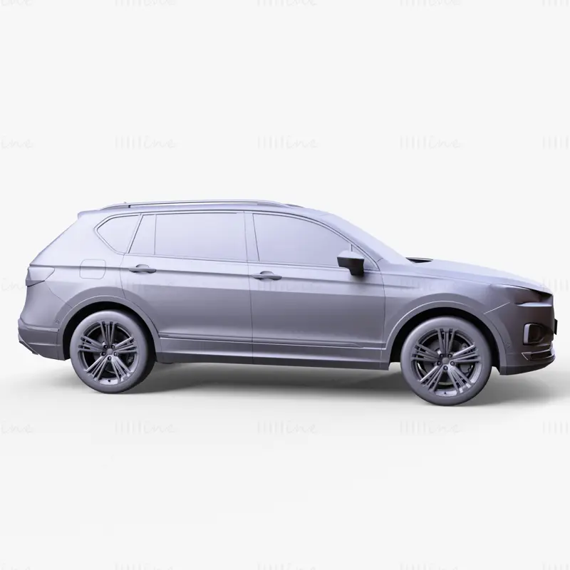 Seat Tarraco 2019 Car 3D Model