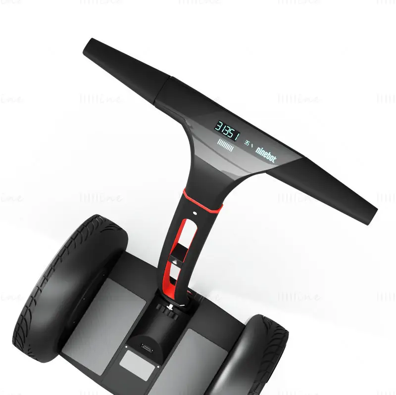 Segway PTR Elite + Ninebot 3d-modell