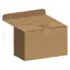 Self sealing product packaging box dieline vector
