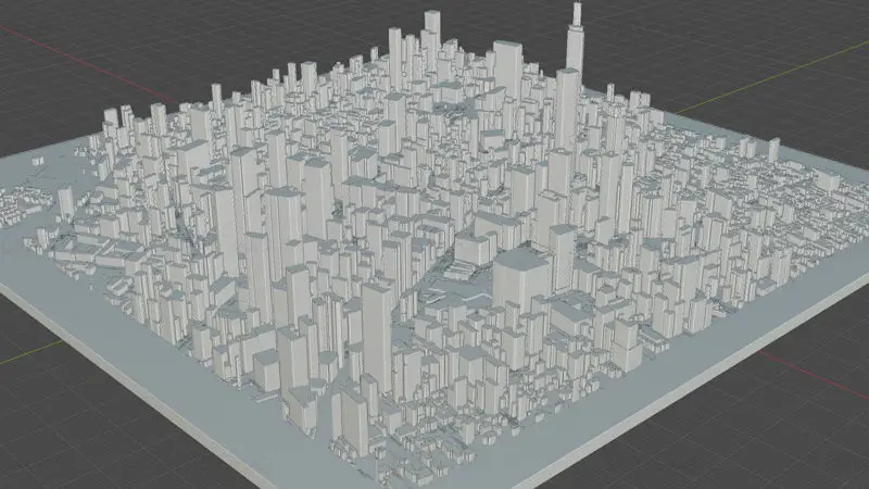 Sendai Japan 3D Model