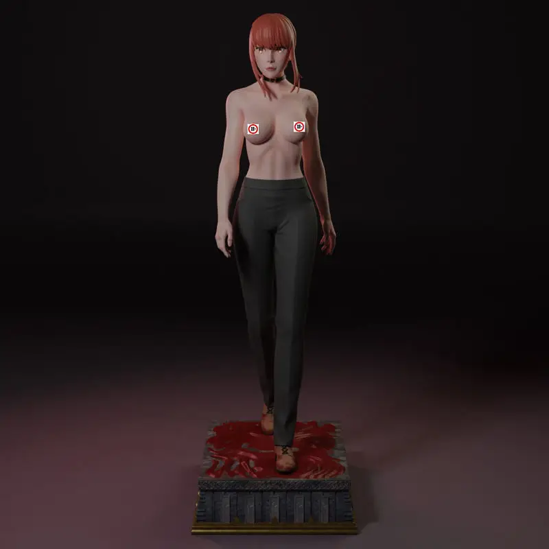 Sexy Chainsaw Man Makima Figurine 3D Print Model STL