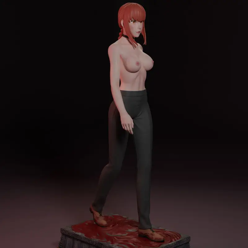 Sexy Chainsaw Man Makima Figurine 3D Print Model STL