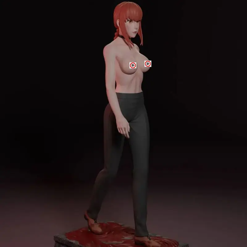 Sexy Chainsaw Man Makima Figurine 3D Print Model STL