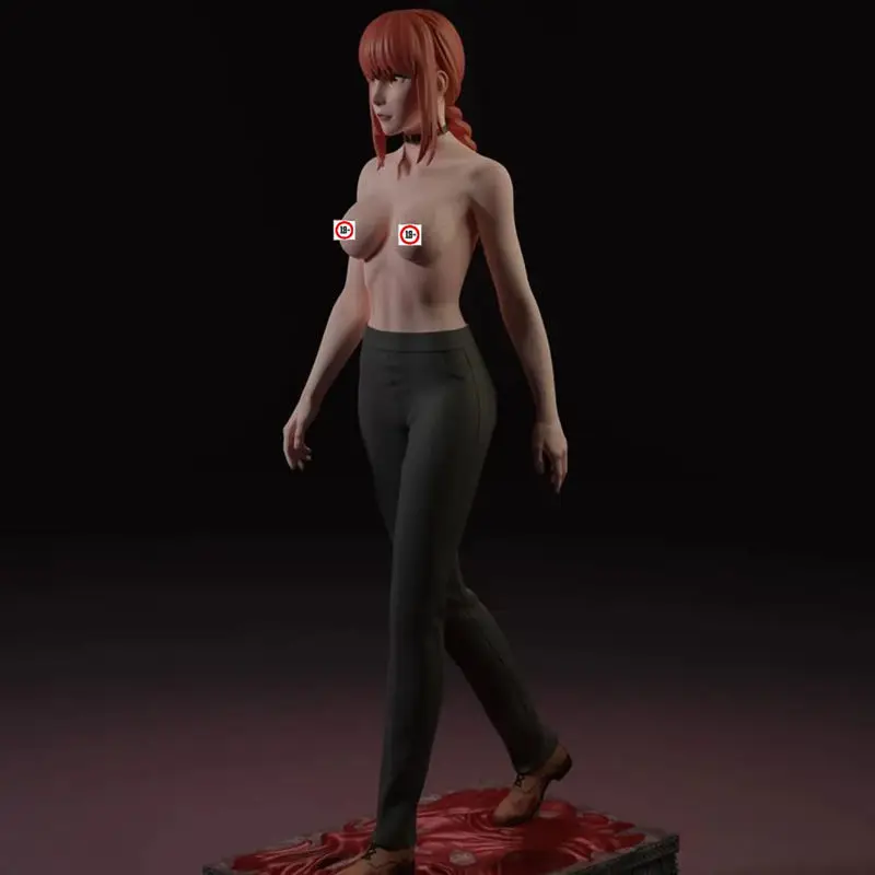 Sexy Chainsaw Man Makima Figurine 3D Print Model STL