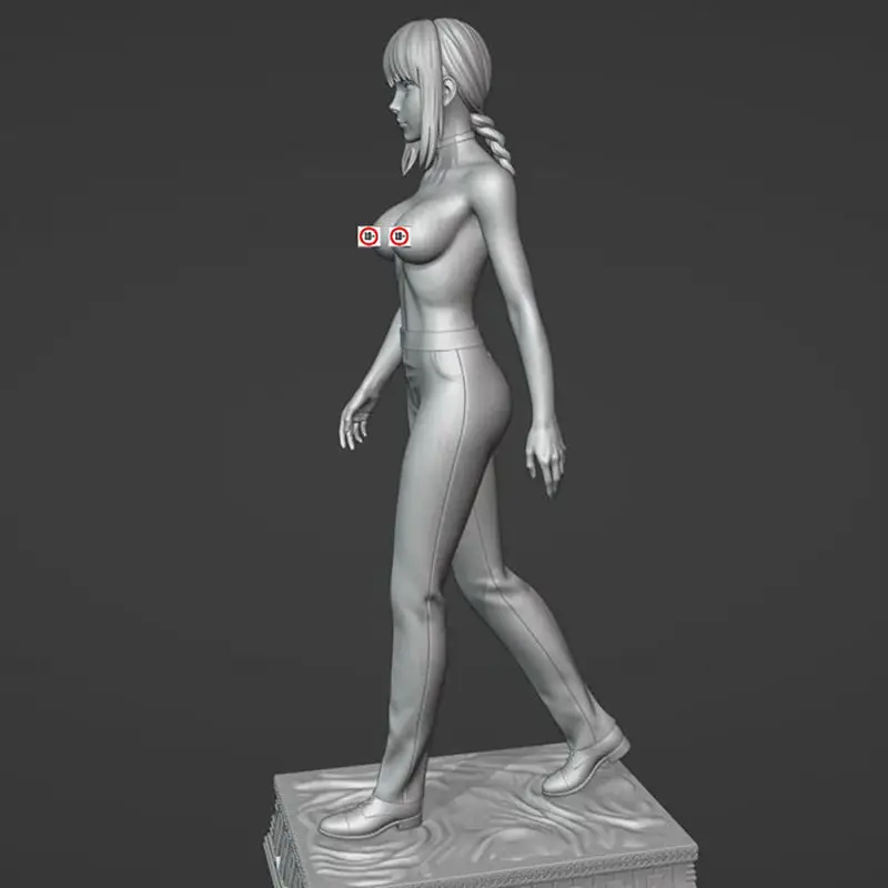 Szexi láncfűrész férfi Makima figura 3D nyomtatási modell STL