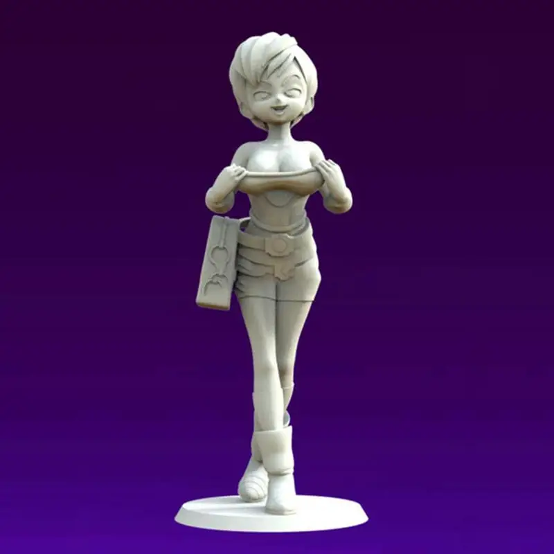 Sexy Chirai Figure 3D Print Model STL Files