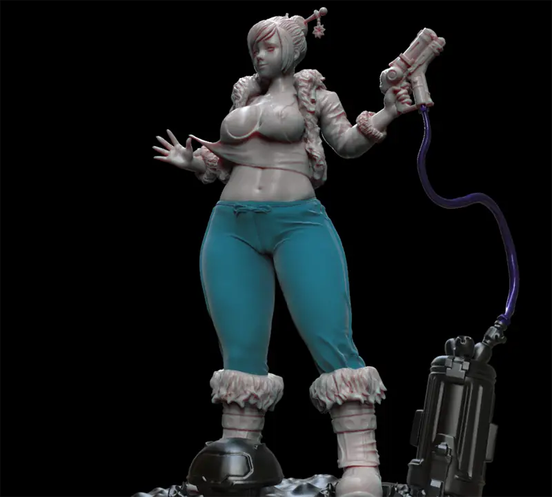 Sexy Mei Overwatch 3D Print Model STL Files