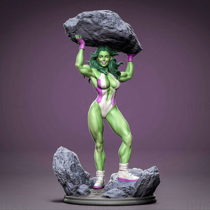 Ella Hulk (She-Hulk) Modelo de impresión 3D STL