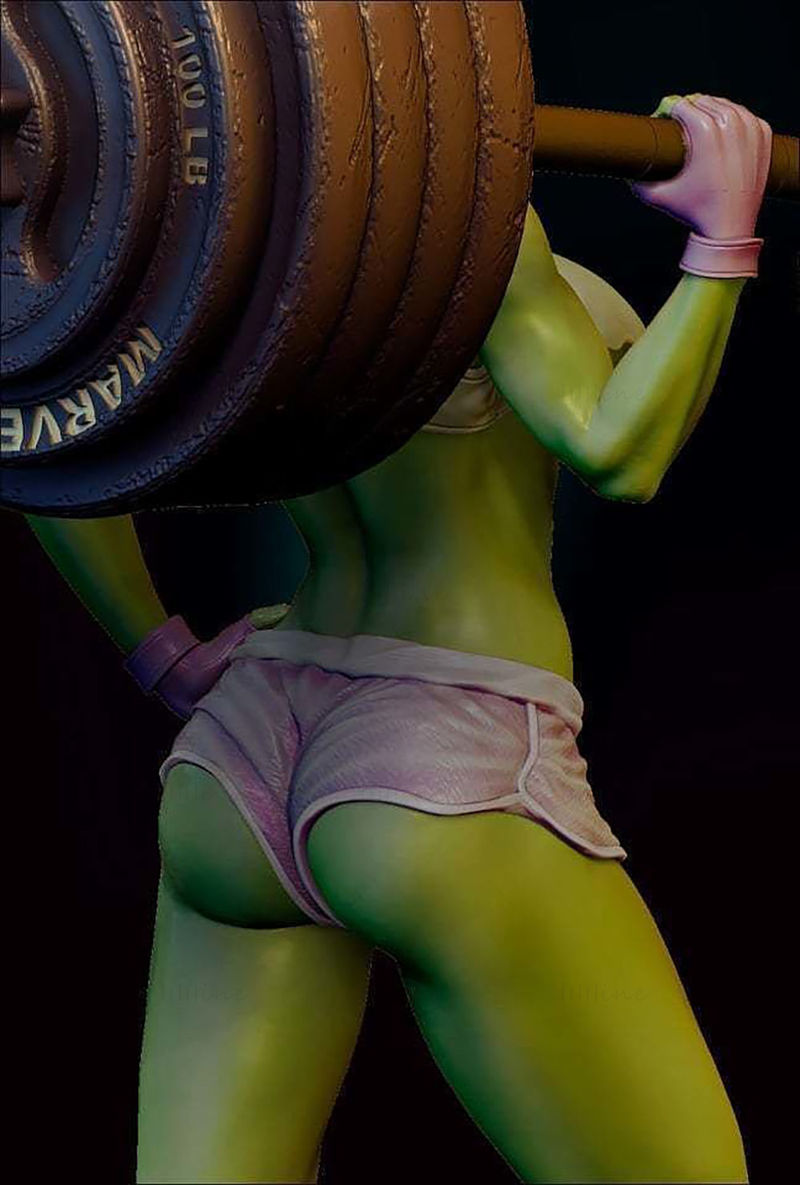 مجسمه سه بعدی She-Hulk آماده چاپ