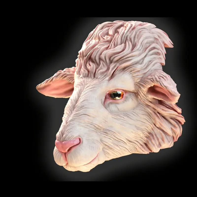 3д модель маски овцы STL