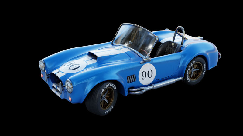 Shelby Cobra 3D model car