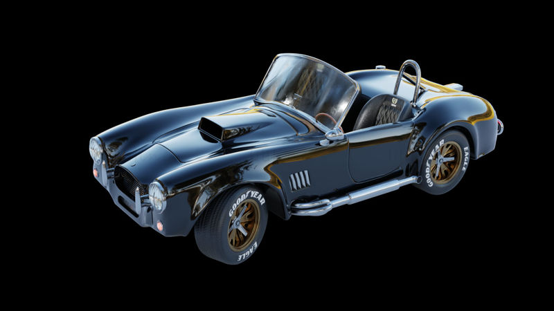 Shelby Cobra 3D model car