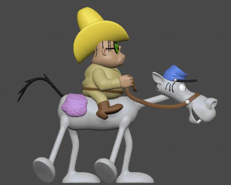 Šerif Hoot Kloot 3D tiskový model STL souborů