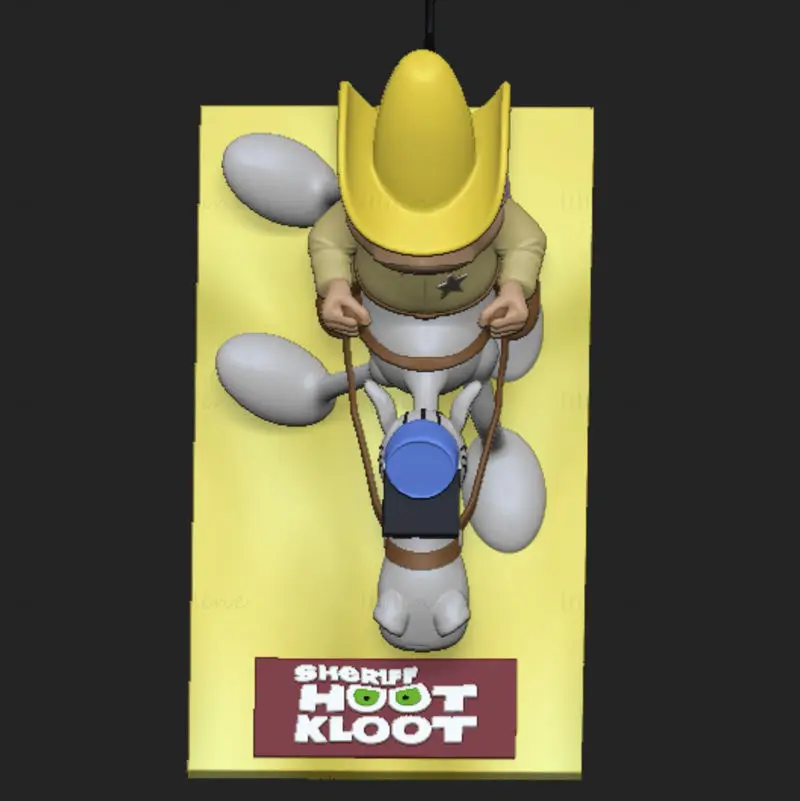 Šerif Hoot Kloot 3D tiskový model STL souborů