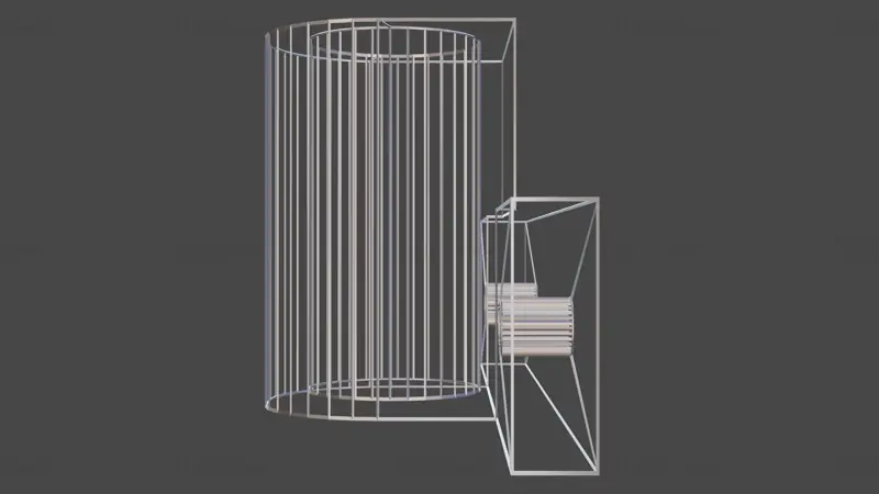 Dobradiça para cabine de chuveiro modelo 3D IMPRIMÍVEL