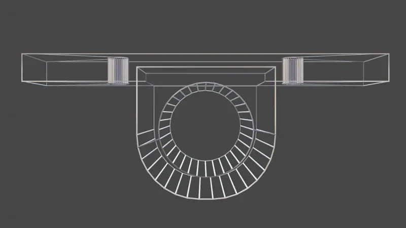 Dusjkabinett Hengsel 3D-modell UTSKRIFTLIG