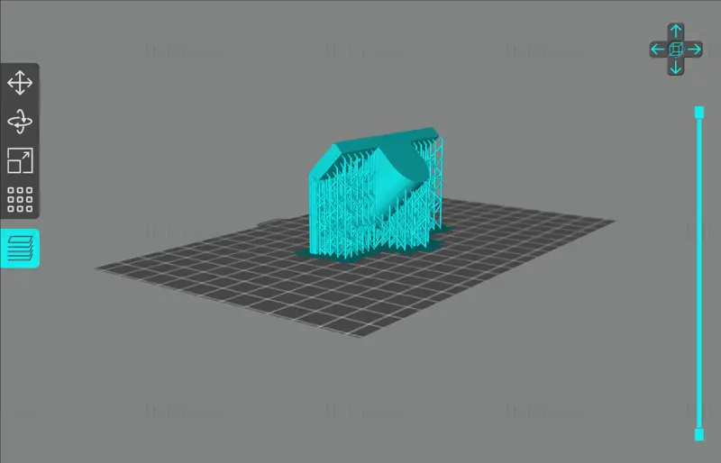 Balamă pentru cabină de duș model 3D PRINTABLE