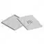 Silk scarf handkerchief packaging box dieline vector