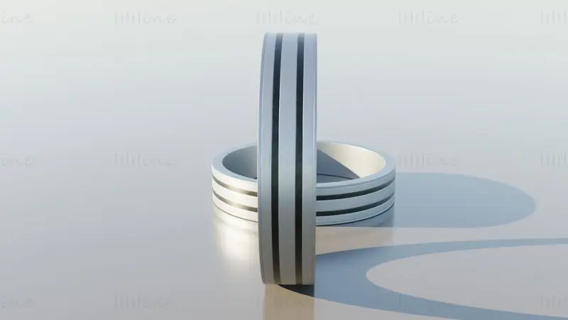 Silver Ring 3D Model