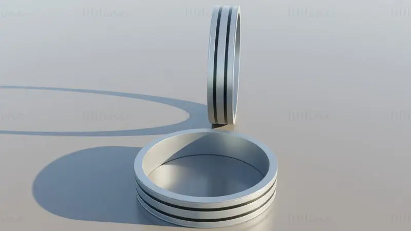 Silver Ring 3D Model