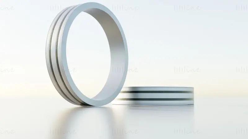 Silver Ring 3D Model