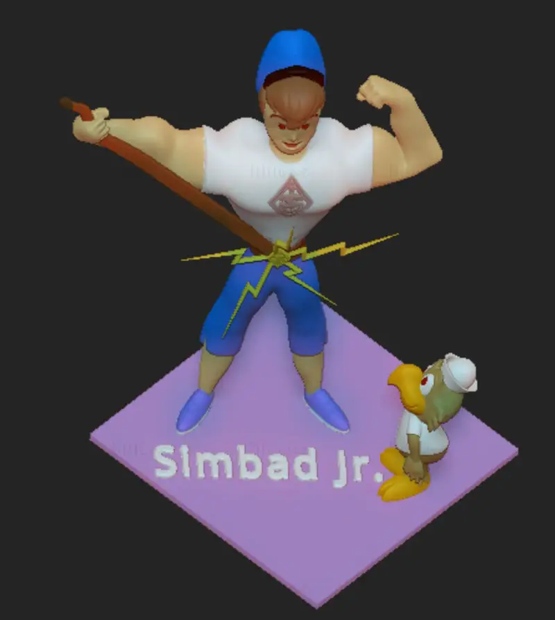 Modelo de impresión 3D de Simbad Jr. STL