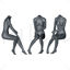 Sitting Headless Female Mannequin 3d printing model