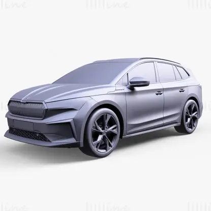 3D model avtomobila Škoda Enyaq 2021