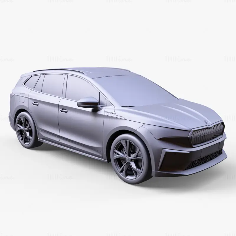 سكودا انياق 2021 نموذج سيارة ثلاثي الأبعاد