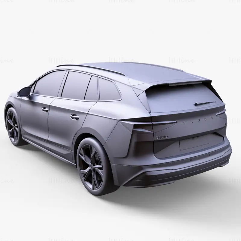 سكودا انياق 2021 نموذج سيارة ثلاثي الأبعاد