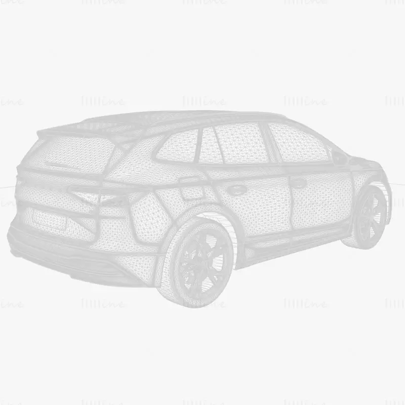 Skoda Enyaq 2021 Car 3D Model