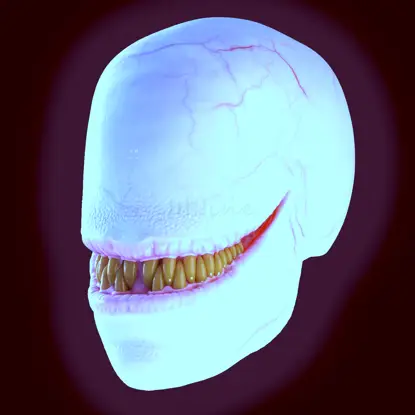 Maska Slenderman 3D tisk modelu STL