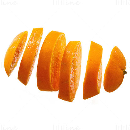Sliced orange png