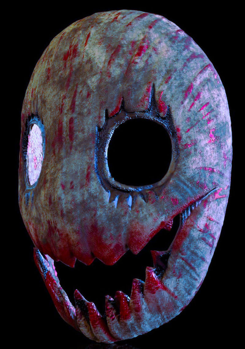 Úsměv maska ​​horor 3D tisk modelu STL