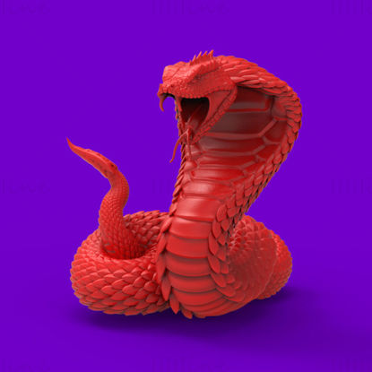 Snake 3D printing model