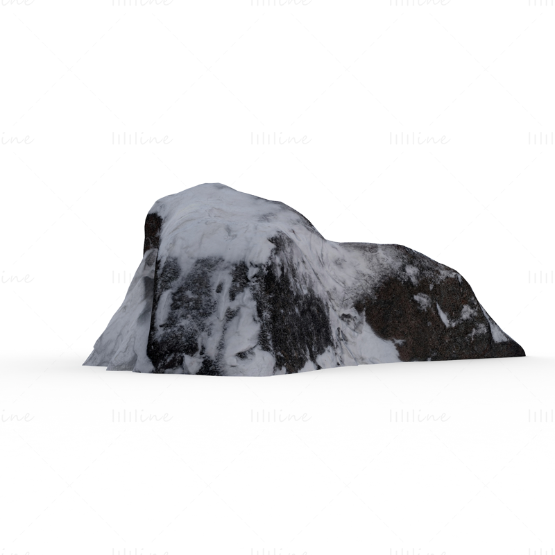 Снежна планина 3Д модел