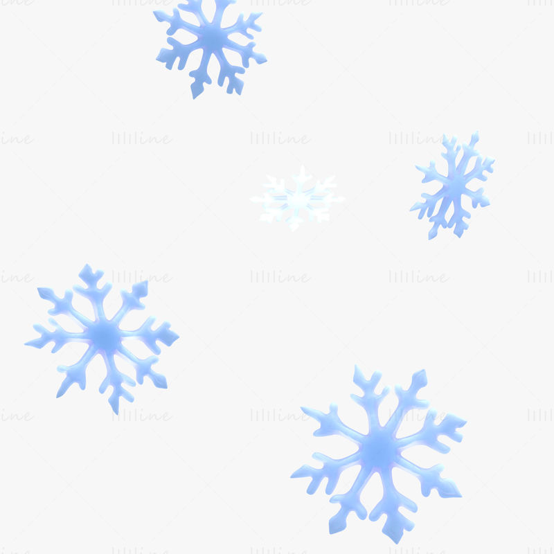 Snowflake 3d model