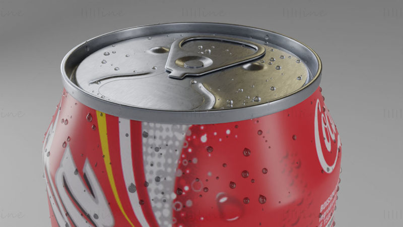 Soda drink blender 3d model