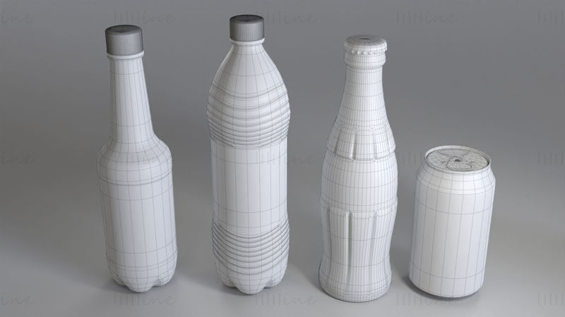Frisdrankdrankblender 3D-model