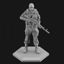 Soldier ak47 3d printing model