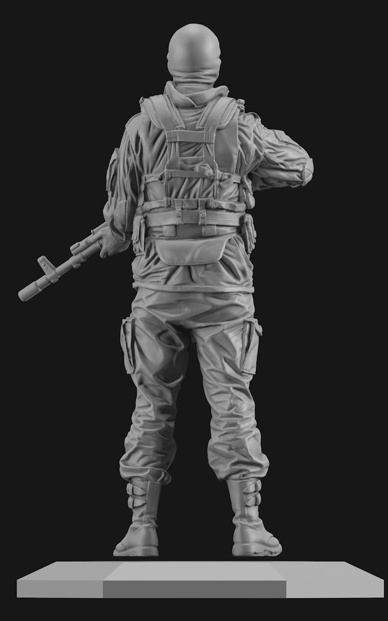 Soldat ak47 modèle d'impression 3d