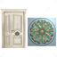 Solid wood door carved border file JDP
