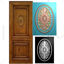 Solid wood door engraving production file JDP